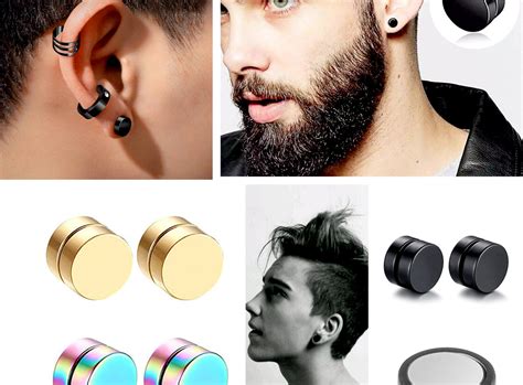 Fulfilled by Amazon - FREE Shipping. . Mens magnetic earrings